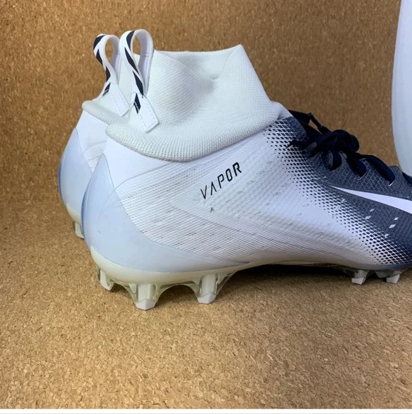 Nike Vapor Untouchable Pro White Midnight Navy AO3021 102 Men’s Size 16 - Picture 3 of 4